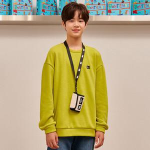 [오션스카이] [2color]남아 불규칙 아트웍 밍크 기모 맨투맨 T-shirt
