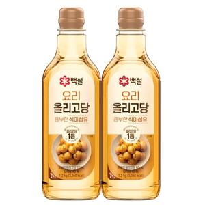 CJ제일제당 백설 요리 올리고당 1.2kg 2개