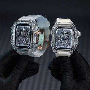애플워치 투명 스트랩 전참시 추성훈 시계 케이스 울트라 밴드 시계줄 44mm 45mm 49mm