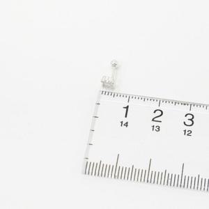 여자 큐빅 쁘띠 925 실버 오팔 트윙클 피어싱