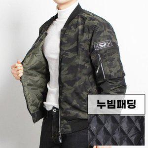 [더마인드]마인플로우 누빔패딩점퍼 DA 밀리터리 누빔 항공점퍼