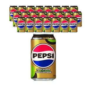 펩시콜라 제로슈거 라임향 제로카페인, 355ml, 24개