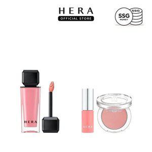 센슈얼 누드 글로스+피팅 글로우 블러셔+미니립