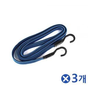 에이치플러스몰 후크일체형 오토바이로프 2M 짐받이끈 3개-색상랜덤 고리줄 물건운반 물건운송