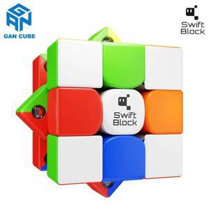 큐브 선수용 마그네틱 GAN 스위프트 블록 355 S 3x3 매직 스피드 큐브 Gan 스티커리스 전문 피젯  Cubo Mag