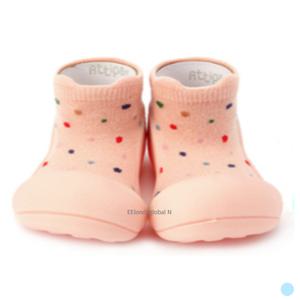 아띠빠스 아기 유아 첫 걸음마 보행기 신발 팝 피치 M