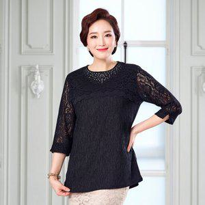 [마담엘레강스] 로라 코사지 블라우스  K181BL02