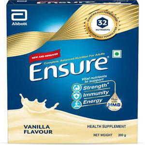 ABBOTT Ensure 바닐라 드링크 파우더  (200g) - 리필 팩