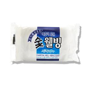 숯웰빙 세탁비누 240g x 40개 / 목초액 세탁비누 빨래비누