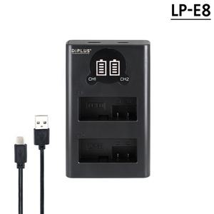 캐논 LP-E8 호환 LCD 듀얼 충전기 C타입5핀겸용/배터리/충전지/밧테리/디카/카메라/DSLR/밧대리/가정용