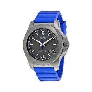 VICTORINOX 남성용 시계 - INOX 티타늄 241759 43MM 블루 희귀 988610
