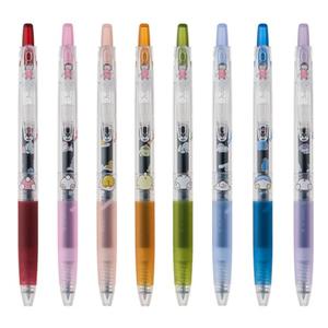 파이롯트 문구 필기구 한정판 산리오 캐릭터 스위트파티 노크식 쥬스 펜 볼펜 0.5mm 블랙잉크