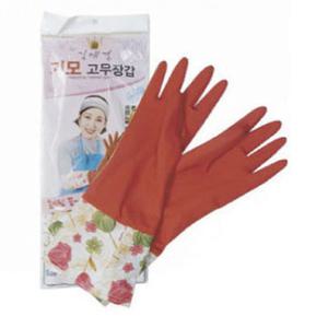 기모 고무장갑 10개 묶음 김장 작업 겨울철 세차 설거지 손시럼방지