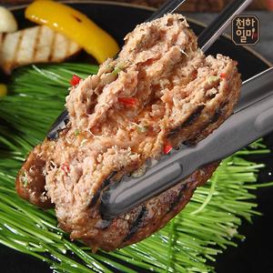 [천하일미] 홍석천 이원일 떡갈비 패티 총12장 매콤3팩+전통3팩