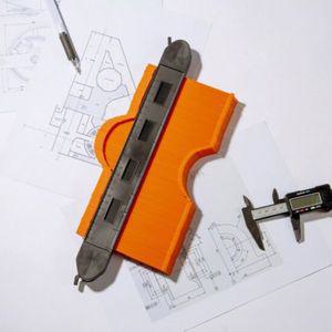 정밀측정 윤곽게이지 형상뜨기 DIY 재단 눈금자