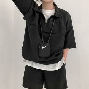 [오노마] ONM 여성 아노락 상하의 세트 반집업 허리밴딩 여름 셋업