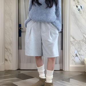 [다잇템] 여자 넓은 FW 트랙수트 핀턱 반바지