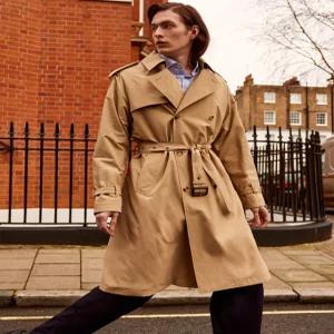 닥스 남성 24SS [TRENCH COLLECTION] 베이지 단색 트렌치코트 DMTR4AT30I2