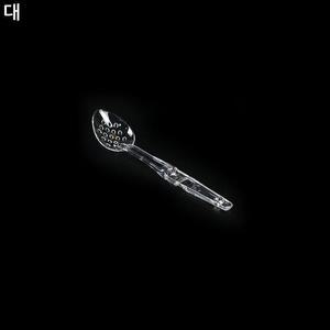 [BZJLS8I6_51C5]PC 업소용 서빙 타공스푼 투명 대형