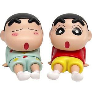 짱구 애니메이션 피규어 휴대폰 거치대, 귀여운 데스크탑 장식품, 지지대, 미니 GK 컬렉션, 장식 , 소녀 선물