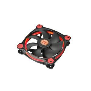 써멀테이크 라이징 12 시리즈 적색 고압 120mm 원형 LED 링 케이스 /진동 방지 장착 시스템 냉각 CL-F038-PL12RE-A가 장착된 라디에이터