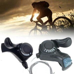 변속기 MTB 자전거 변속 레버 내구성 있는 드레일러 핸들 바 트위스트 그립 범용 기어 시프터 SL TX30 3/7/21