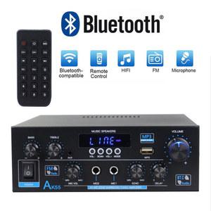 앰프 가정용 스테레오 차량용 자동차 서브우퍼 블루투스 0 채널 AK55 2 노래방 오디오 HiFi 디지털