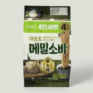 풀무원 가쓰오 메밀소바 4인분 1153.6g 간편식 밀키트 간편요리