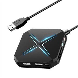 USB 허브 3.0 스플리터 1 드래그 6 고속 사운드 카드 TF SD 변환 확장