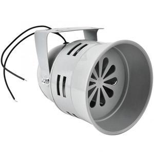 금속 전동 사이렌 MS-290 12V 24V DC 110V 220V AC 110DB 자동차 에어 레이드 사이렌 산업 경보 소리 전기
