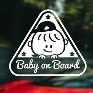 [셀러허브 패션][JHQS78PB_4B]Baby Board7 남자 반사시트지 자동차스티커