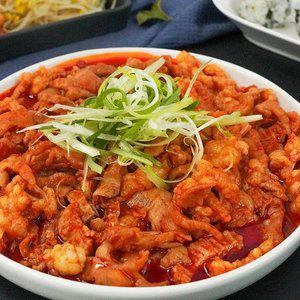 [전라도 청년] 직화 불맛 그대로 매콤 대창국물닭발 700g x 2팩