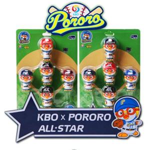 KBO 뽀로로 피규어 야구 5p 피규어 어린이 장난감