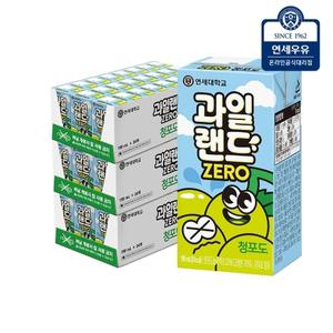 연세유업 과일랜드 제로음료 청포도 72팩