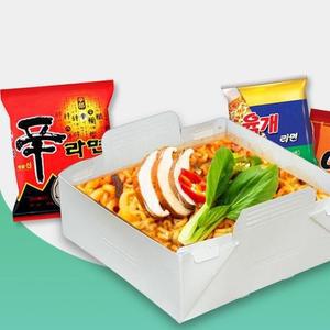 [MEK3445O_53D4]라면 그릇 종이라면 종이냄비 캠핑용