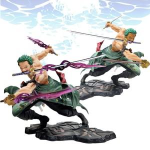 조로검 코스프레칼 원피스 10CM 피규어 장난감 애니메이션 GK Roronoa Zoro 3 블레이드 Sa최대 PVC 액션 컬