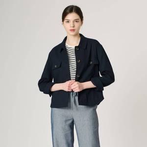 비씨비지 BCBG 포켓 패치 헤링본 자켓 B4M3J175 426251