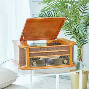 인켈 IK-A2080LP 올인원 블루투스 오디오 LP플레이어