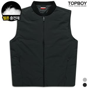 [탑보이] W1103 웰론 시보리넥 패딩조끼  SUH044)