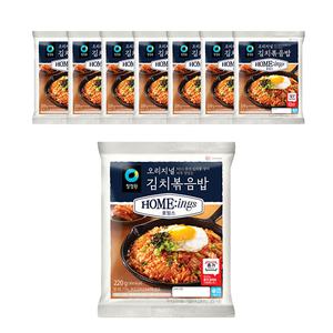 청정원 호밍스 김치볶음밥 220g, 8개