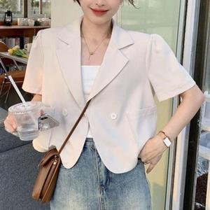 크롭 데일리 하객룩 자켓 데이트룩 크롭자켓 (3oDMk)