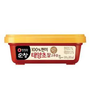 청정원 순창 태양초 현미 찰고추장 200g 1개