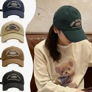 모음 볼캡 뉴욕 1989 남성 여성 야구모자 M R 로고 북극곰 캡모자 챙모자 골프 UV차단 썬캡 군모 스냅백
