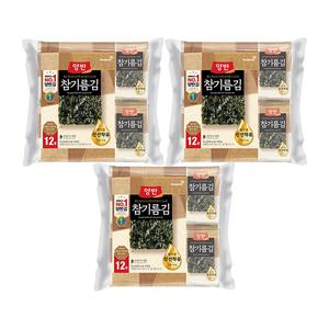 [소비기한 임박] 동원 참기름김 식탁 54g, 12입, 3개 (총 36개)