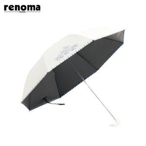 캄파눌라 자수 패턴 자외선 차단 차광율 99.9 암막 2단 수동 양우산 (우산 겸 양산) RSP-2503