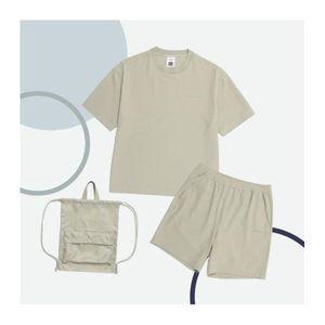 [국내매장정품] 내셔널지오그래픽 NATIONALGEOGRAPHIC N252UPB900 우븐 반팔반바지 BEIGE KHAKI N252UPB900