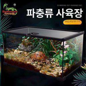 도마뱀 사육장 세트 꾸미기 파충류 1개 대형 아크릴