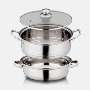 28cm 2단스텐 찜솥 찜기 인덕션겸용 곰솥 찜냄비 대형