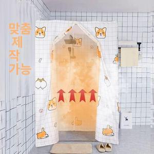 클라우드썬 간이샤워장 이동식 캠핑장 조립식   샤워커튼 욕실커튼 샤워커텐