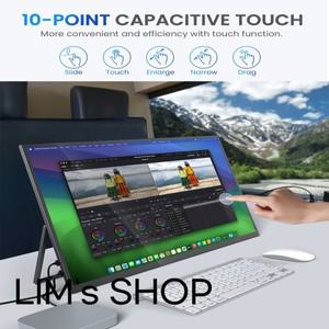 터치스크린Cdisplay 22인치 터치 휴대용 모니터 2k 1440P 100%sRGB QHD 컴퓨터 외부 화면 노트북 휴대폰 맥
